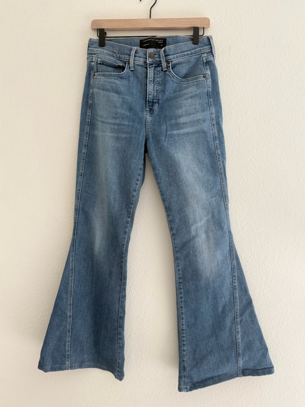 Veronica Beard Sheridan Exaggerated Flare High Rise Jeans Size 29